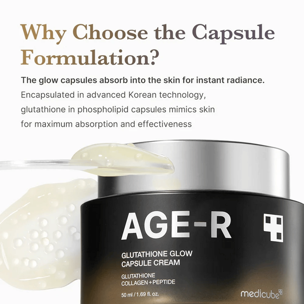 AGE-R Glutathione Glow Capsule Cream 50ml