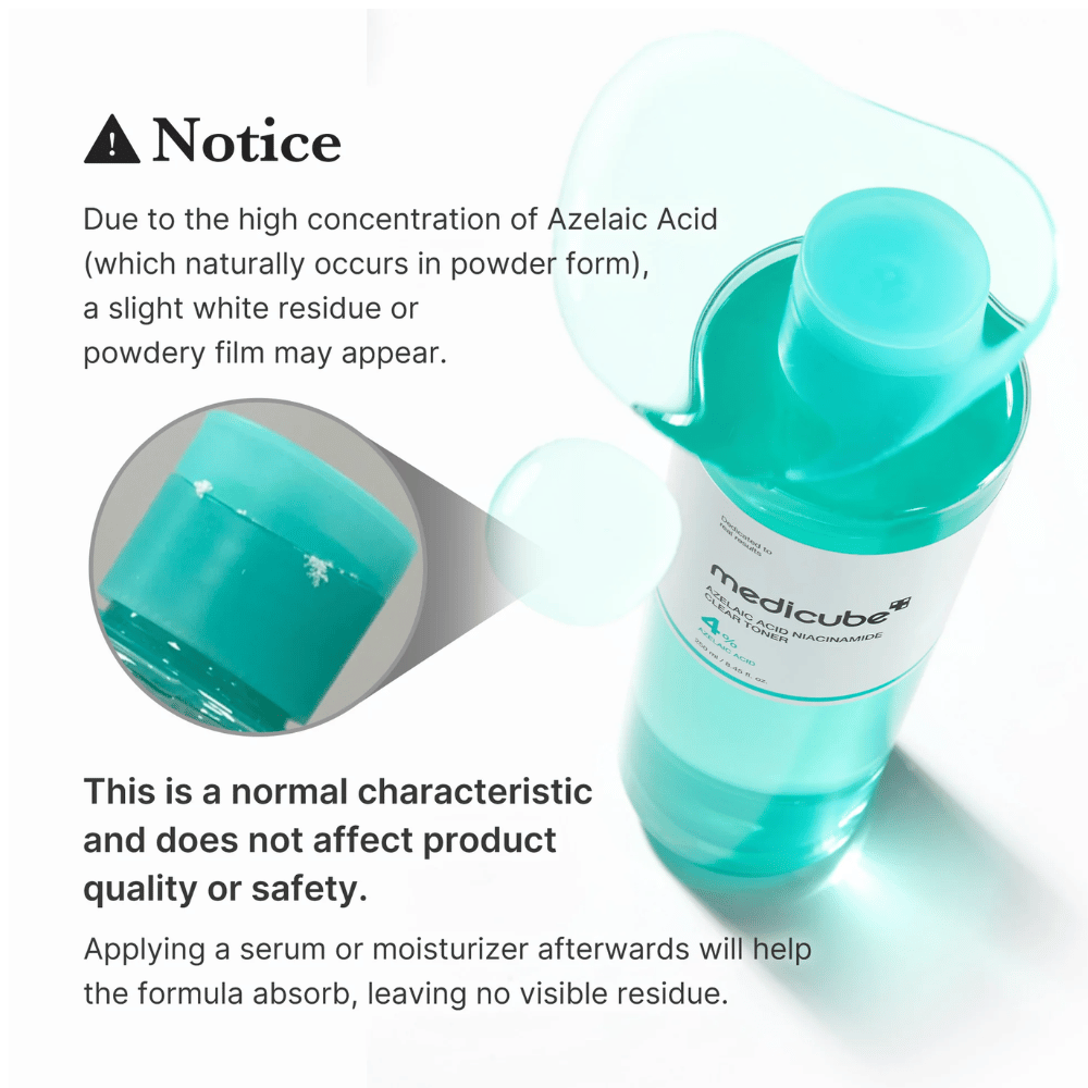 Azelaic Acid Niacinamide Clear Toner 250ml