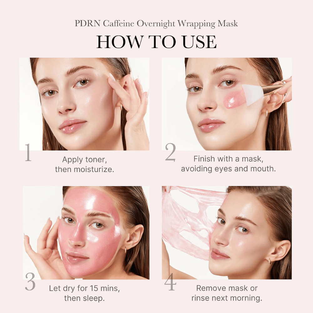 PDRN Pink Caffeine Night Wrapping Mask 75ml
