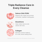 PDRN Pink Glutathione Capsule Cleansing Foam 120g