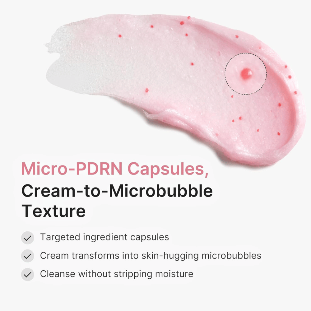 PDRN Pink Glutathione Capsule Cleansing Foam 120g