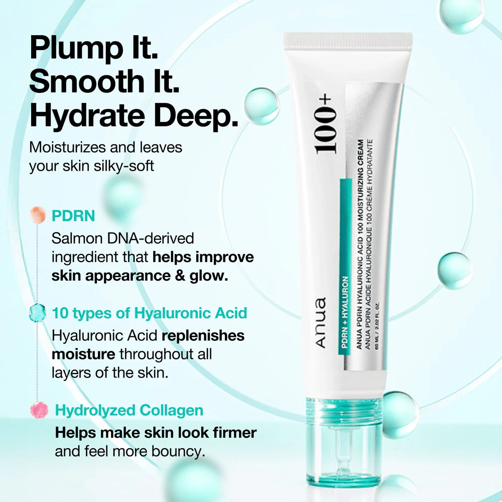 PDRN Hyaluronic Acid 100 Moisturizing Cream 60ml