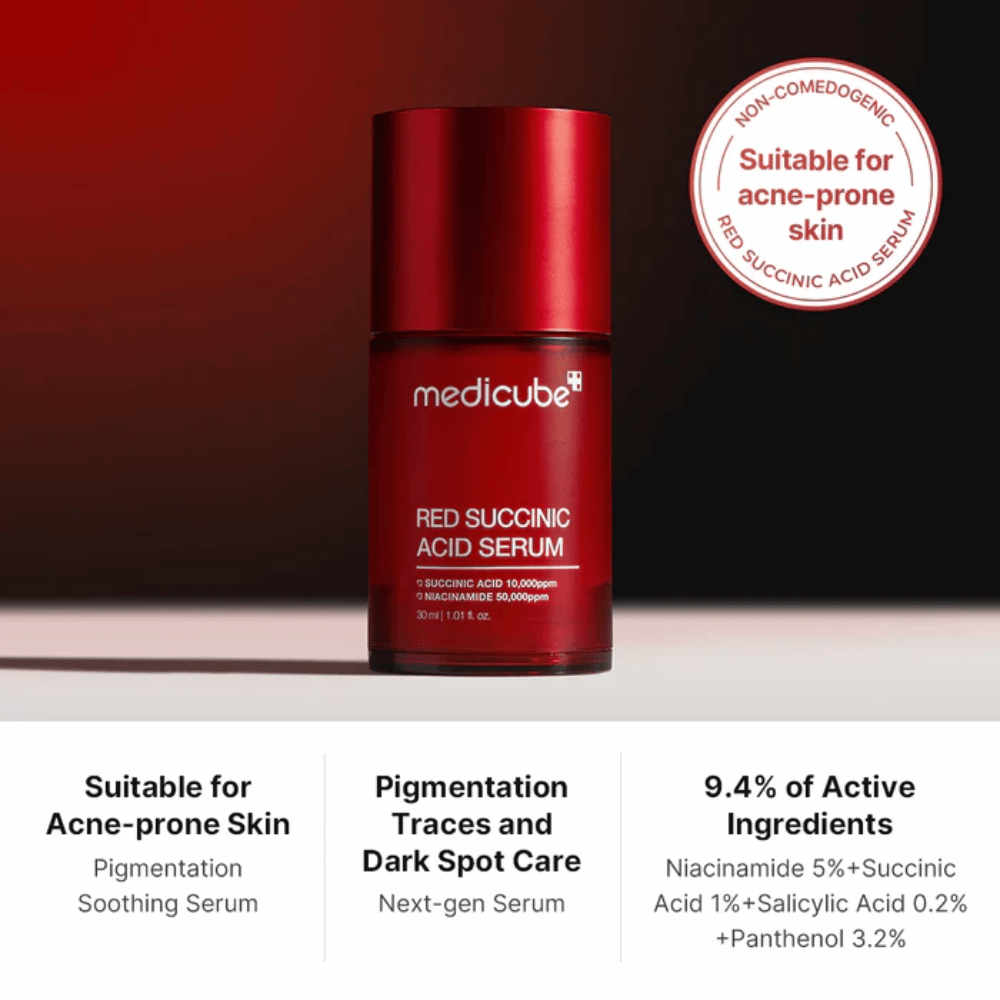 Red Succinic Acid Clarifying Serum 30ml