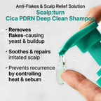 Scalp:Turn Cica PDRN Deep Clean Shampoo 500ml