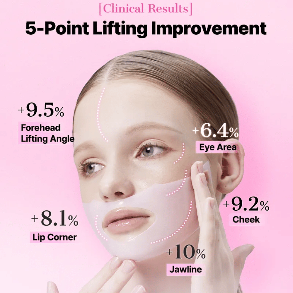 The Peptide Collagen Lifting Glow Hydrogel Mask (3 sheets)