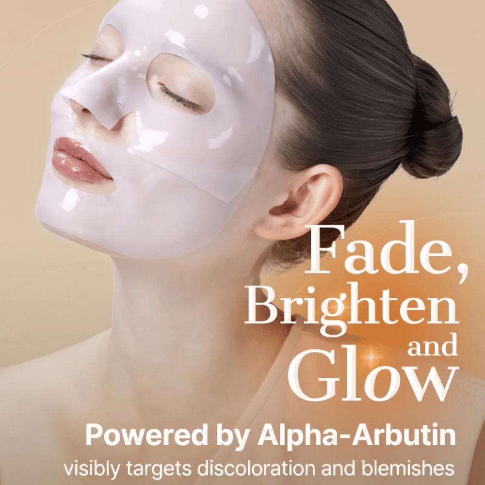 The Alpha-Arbutin Discoloration Care Hydrogel Mask (3 sheets)