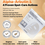 The Alpha-Arbutin Discoloration Care Hydrogel Mask (3 sheets)